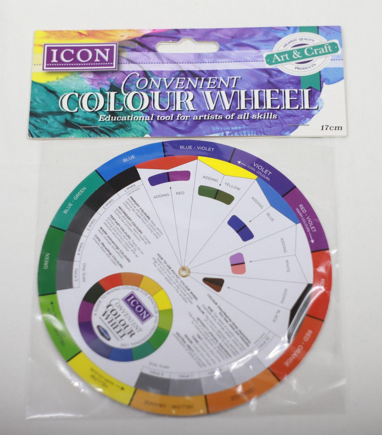 Icon - 17cm Convenient Colour Wheel by Icon on Schoolbooks.ie