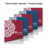 Ormond - Exercise Copy Books - Bright - Durable Cover - A11 - 88 Page - Pack of 5 by Ormond on Schoolbooks.ie