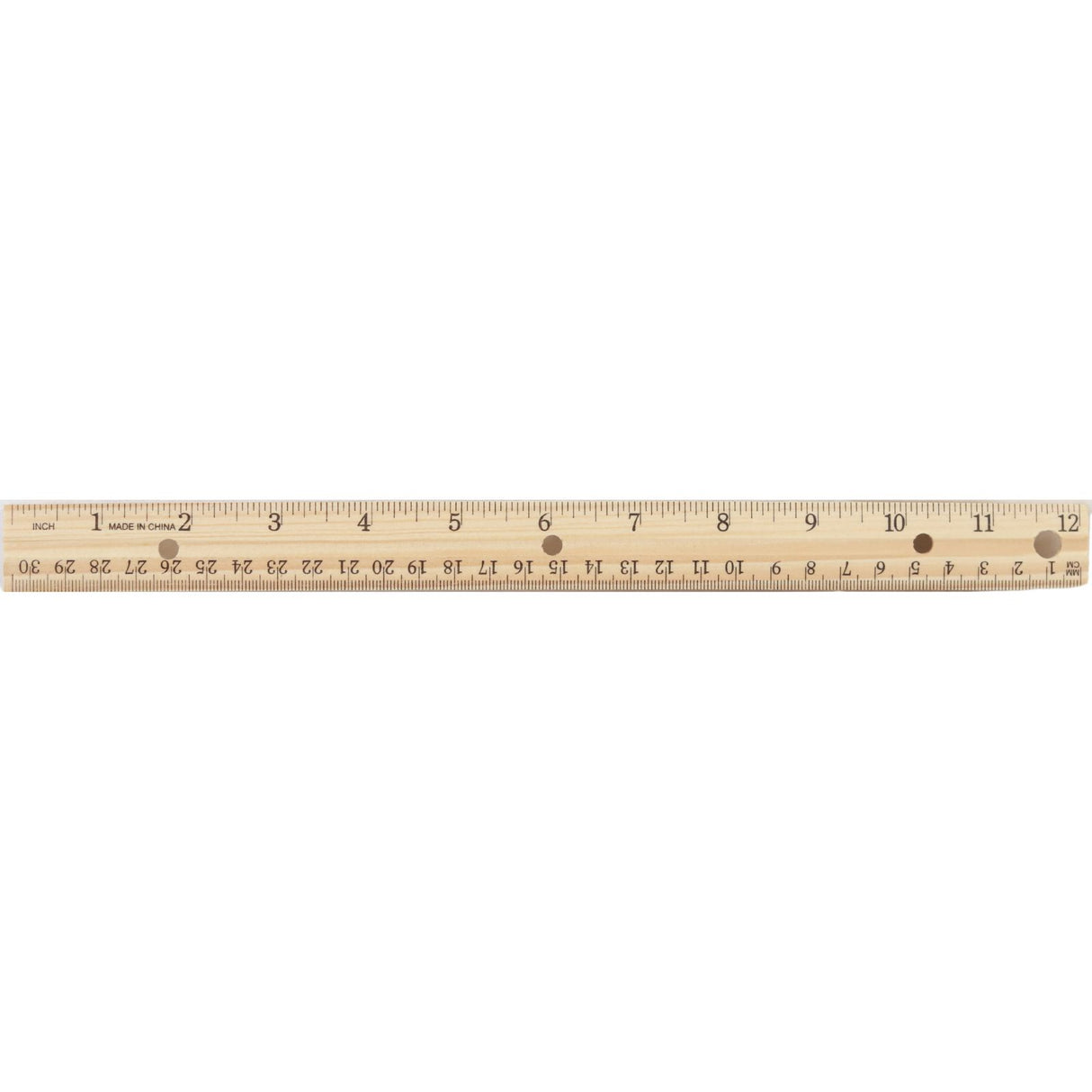 12"/30cm Wooden Ruler by Supreme Stationery on Schoolbooks.ie