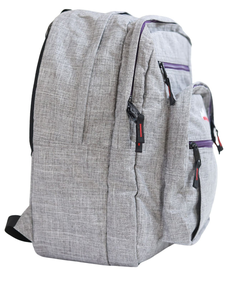 ■ Ridge 53 - College Backpack - Grey Melange by Ridge 53 on Schoolbooks.ie