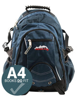 Ridge 53 - Bolton Backpack - Navy and White by Ridge 53 on Schoolbooks.ie