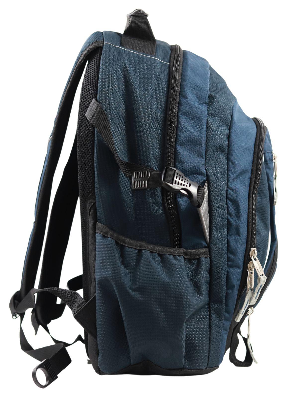 Ridge 53 - Bolton Backpack - Navy and White by Ridge 53 on Schoolbooks.ie