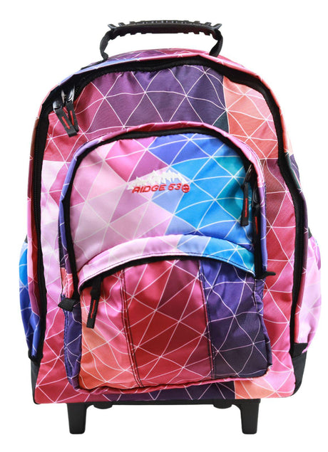 Ridge 53 - Temple Wheeled Backpack - Dublin Diamonds by Ridge 53 on Schoolbooks.ie