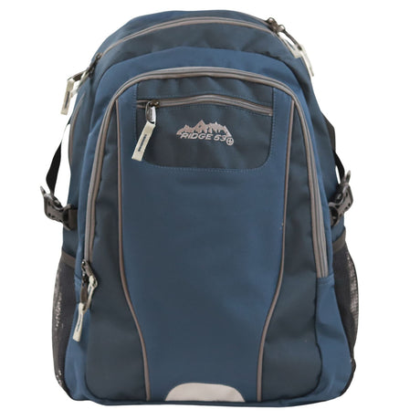 Ridge 53 - Pearse Backpack - Navy and Grey by Ridge 53 on Schoolbooks.ie