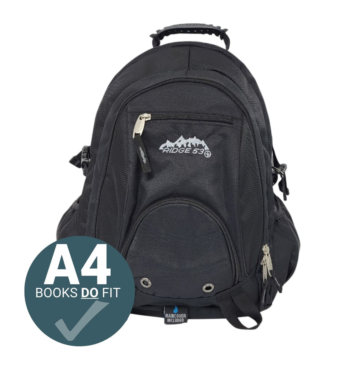 Ridge 53 - Bolton Backpack - Black by Ridge 53 on Schoolbooks.ie