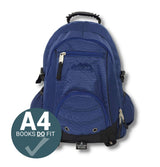 Ridge 53 - Bolton Backpack - Navy by Ridge 53 on Schoolbooks.ie