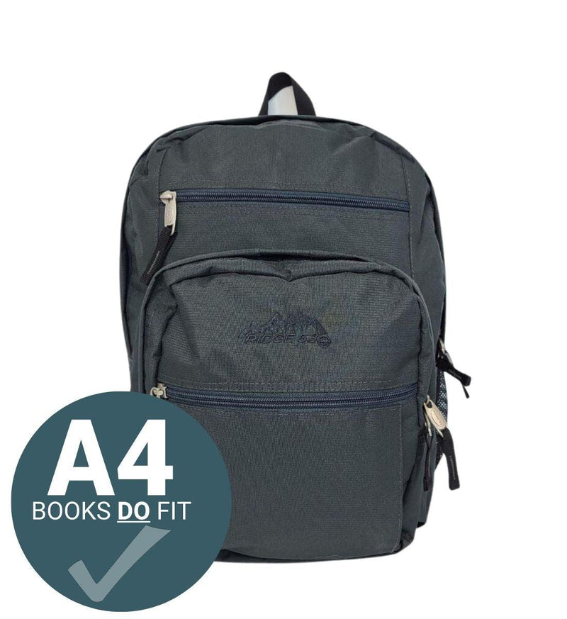 Ridge 53 - College Backpack - Charcoal by Ridge 53 on Schoolbooks.ie