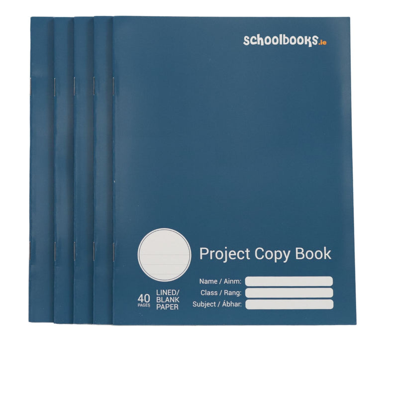 Schoolbooks.ie - Project Copy Book - 15A - 40 Page - Pack of 5 by Schoolbooks.ie on Schoolbooks.ie