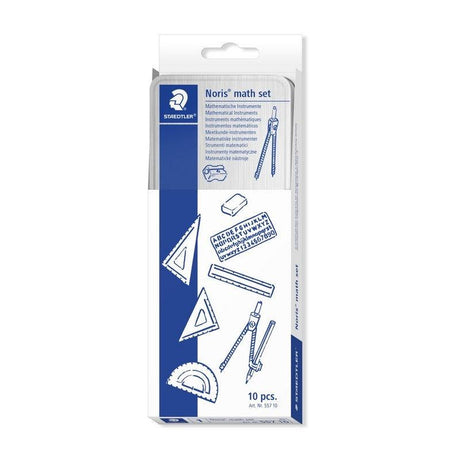 Staedtler Noris - Maths / Geometry Set - 10 piece by Staedtler on Schoolbooks.ie