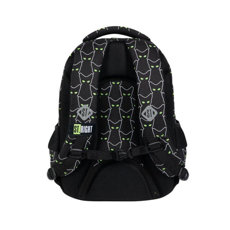 St.Right - Cats - 3 Compartment Backpack by St.Right on Schoolbooks.ie