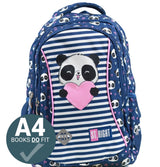 St.Right - Panda Love - 3 Compartment Backpack by St.Right on Schoolbooks.ie