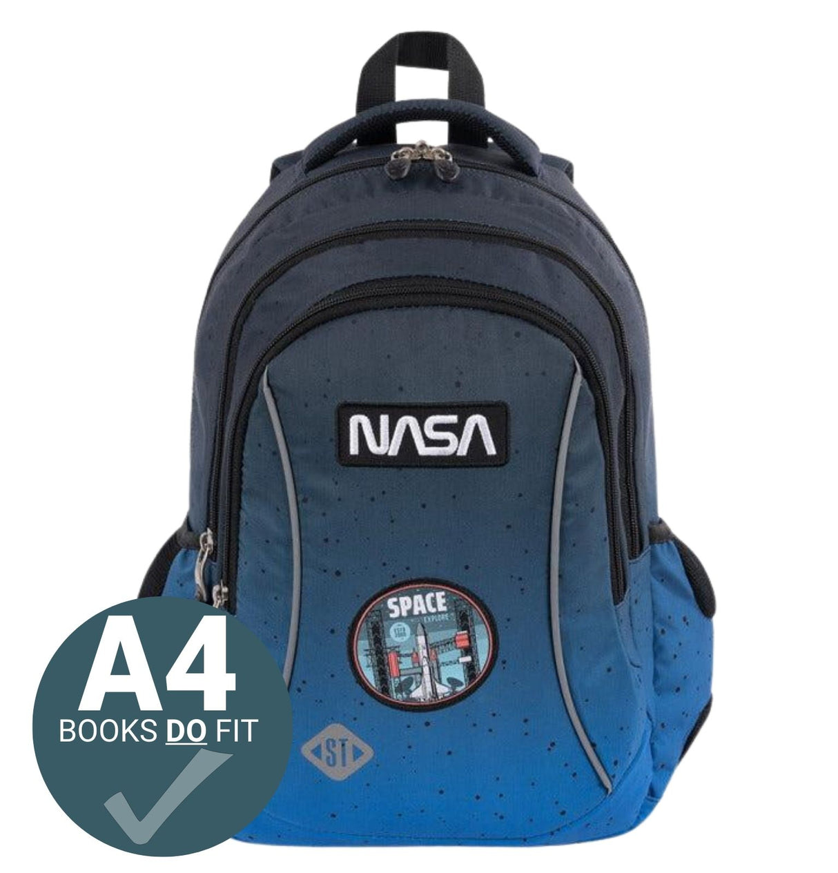 St.Right - NASA - 3 Compartment Backpack by St.Right on Schoolbooks.ie