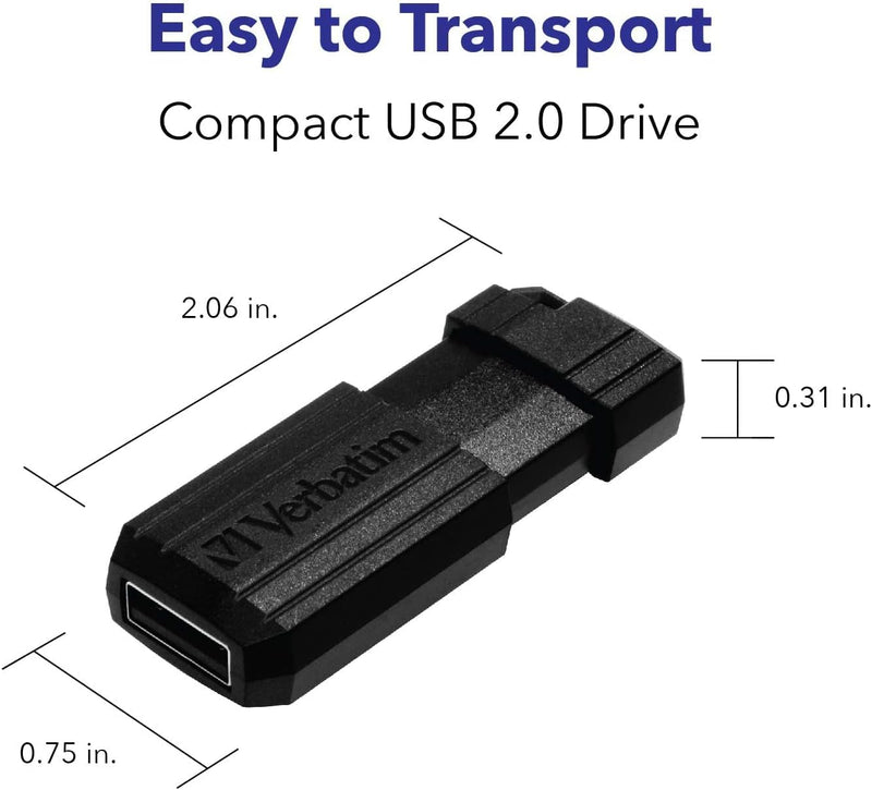 Verbatim Pinstripe USB Drive - 32GB by Verbatim on Schoolbooks.ie
