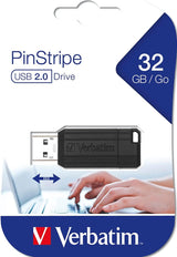 Verbatim Pinstripe USB Drive - 32GB by Verbatim on Schoolbooks.ie