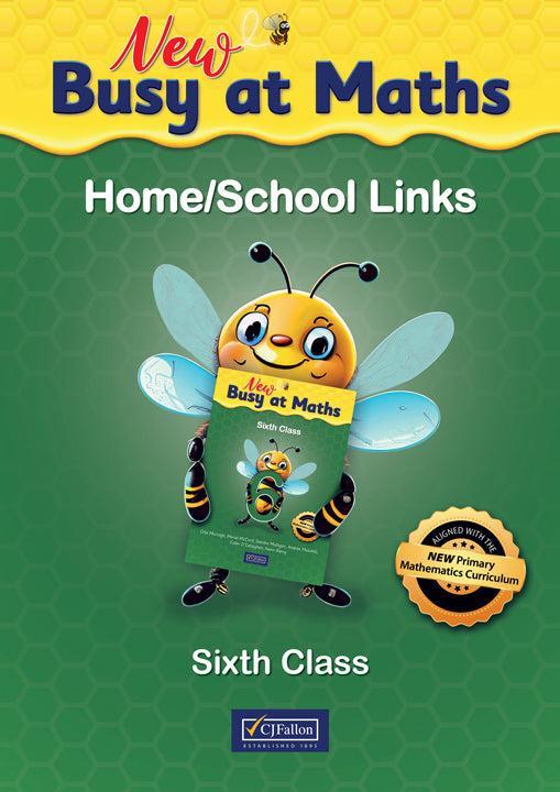 Busy at Maths 6 - Sixth Class - Home / School Links Book - New Edition (2025) by CJ Fallon on Schoolbooks.ie