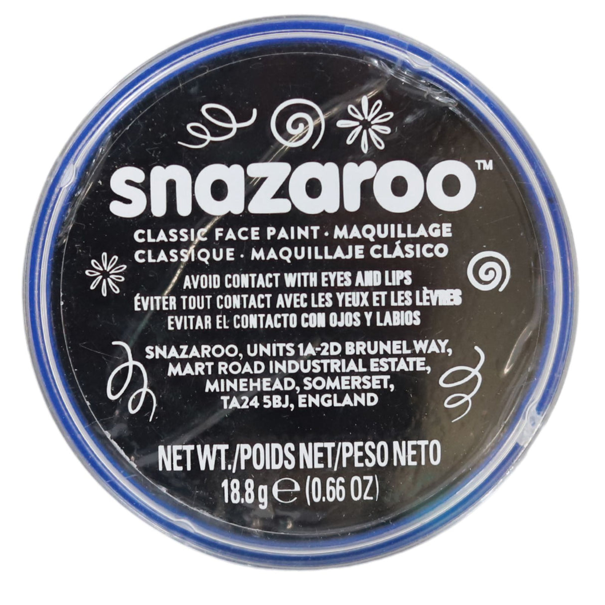 Snazaroo - Classic Face Paint - 18ml - Pot Black by Snazaroo on Schoolbooks.ie