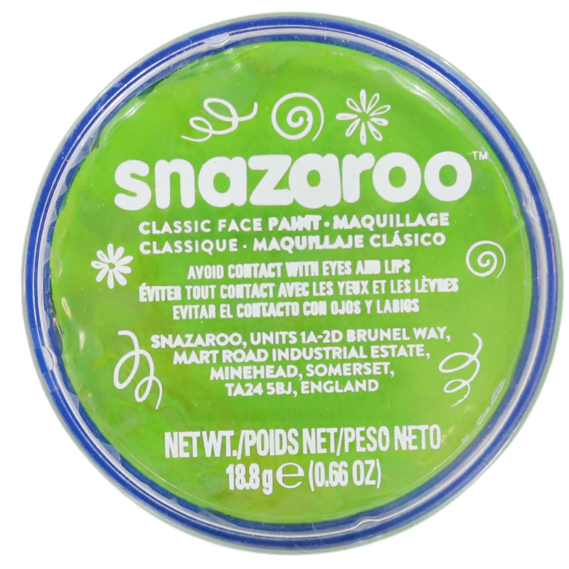 Snazaroo Classic Face Paint, 18ml, Pale Green