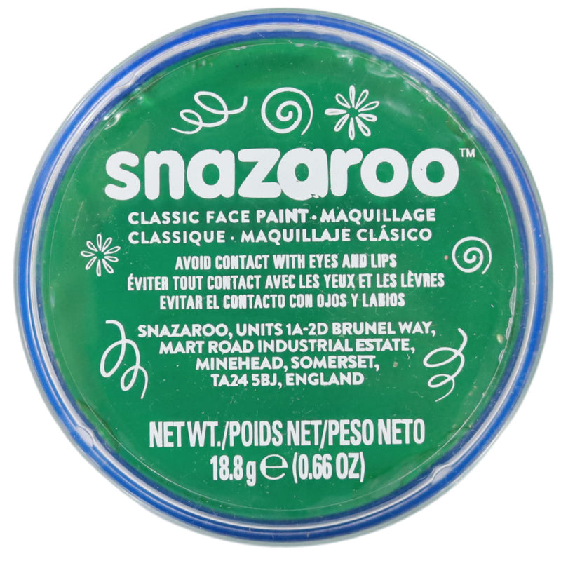 Snazaroo - Classic Face Paint - 18ml - Bright Green by Snazaroo on Schoolbooks.ie