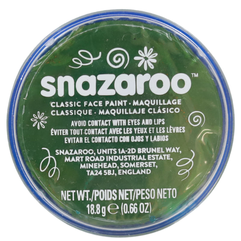 Snazaroo - Classic Face Paint - 18ml - Grass Green by Snazaroo on Schoolbooks.ie