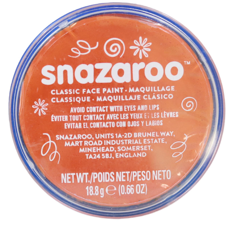 Snazaroo - Classic Face Paint - 18ml - Orange by Snazaroo on Schoolbooks.ie