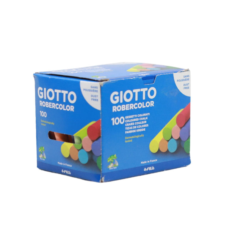 Giotto Box 100 Dust Free Chalk - Coloured by Giotto on Schoolbooks.ie