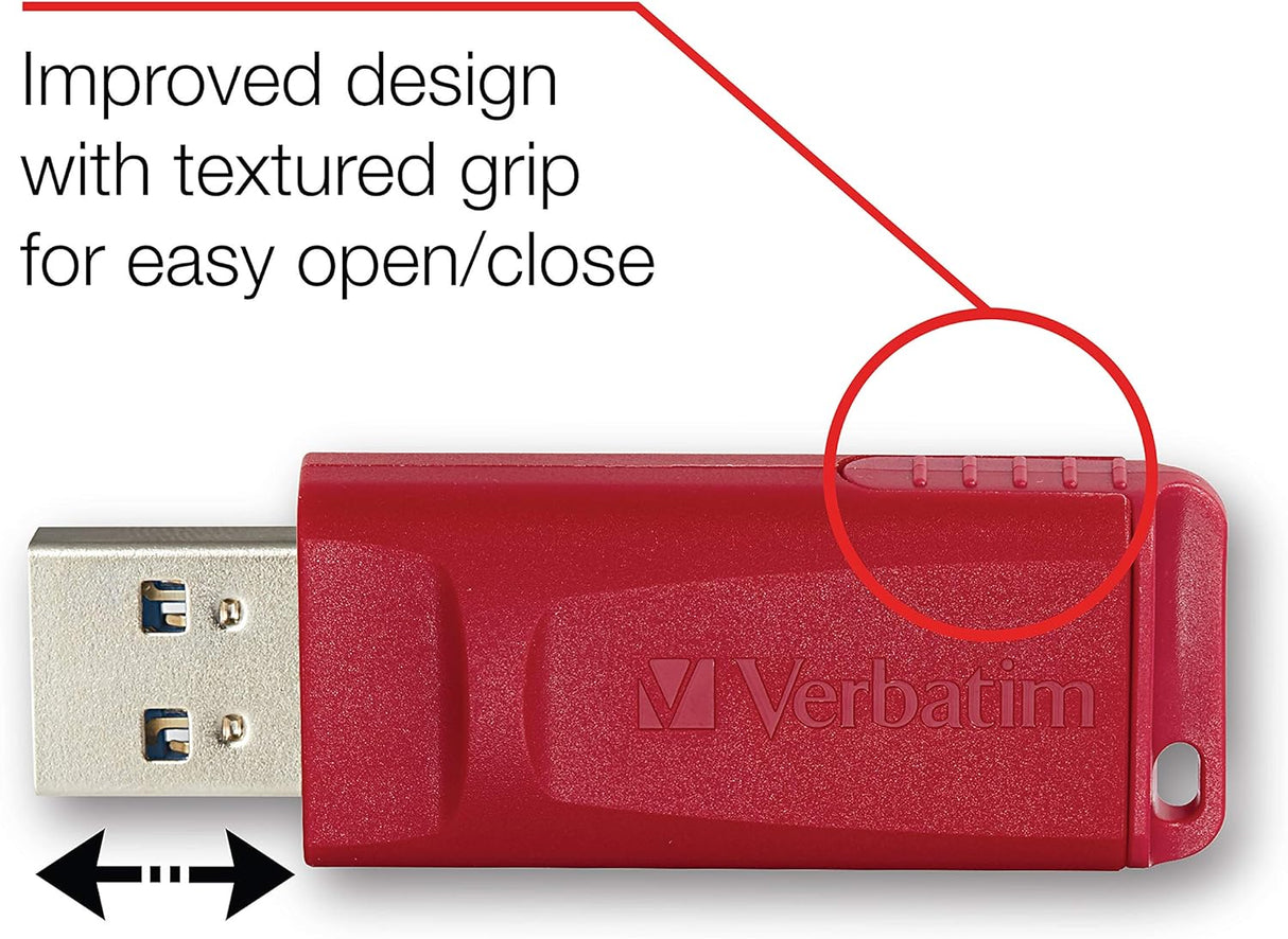 Verbatim Card 3 Store 'n Go USB Slider USB 2.0 Drive - 16GB by Verbatim on Schoolbooks.ie