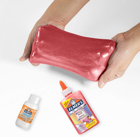 Elmer's 147ml Metallic Slime Glue - Pink by Elmer's on Schoolbooks.ie