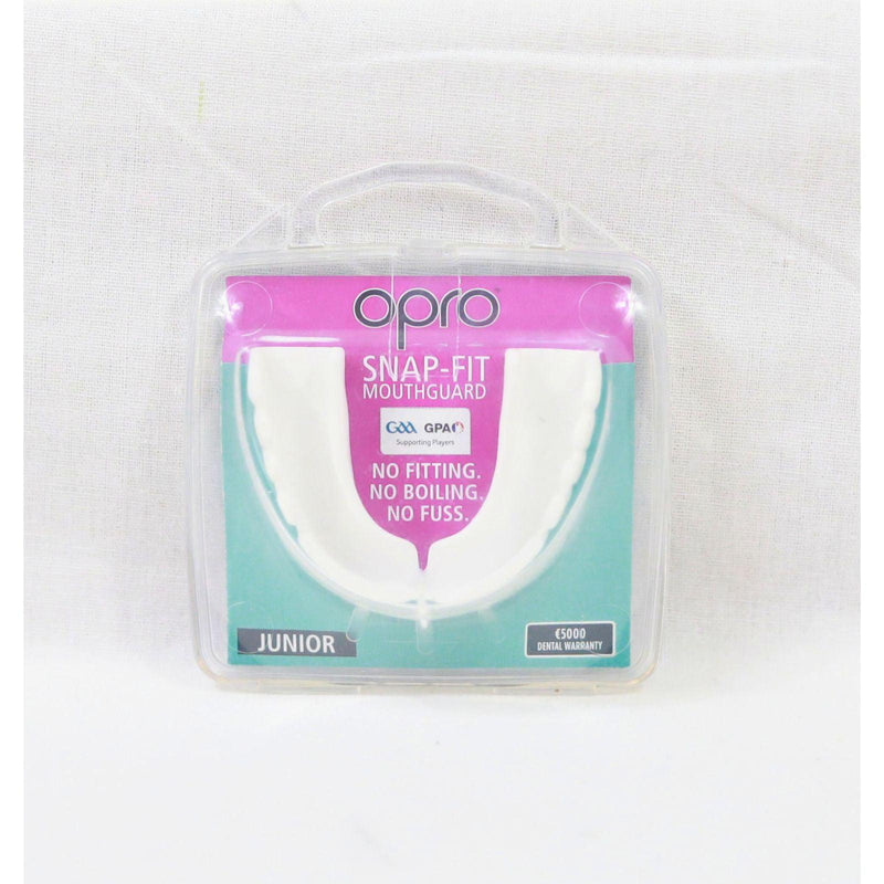 GAA OPRO - Snap-Fit Mouthguard - Bright White by OPRO on Schoolbooks.ie