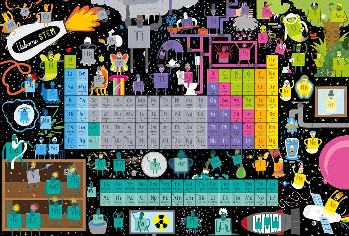 ■ Periodic Table - Usborne Book and Jigsaw by Usborne Publishing Ltd on Schoolbooks.ie