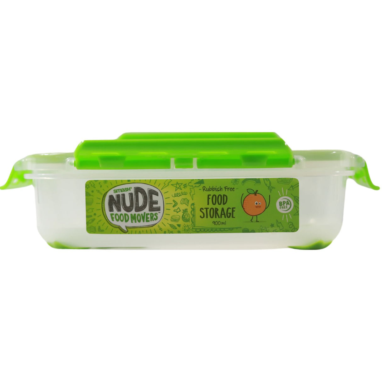 Smash Nude Food Snaptight 900ml Flat by Smash on Schoolbooks.ie