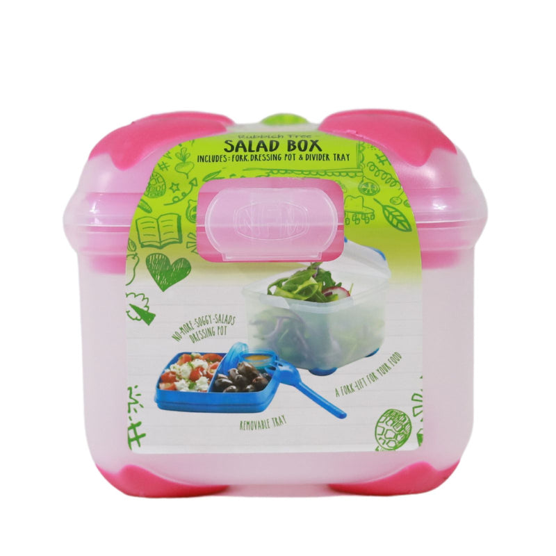 Smash Nude Food Mover 2 Tier Salad Box With Fork by Smash on Schoolbooks.ie