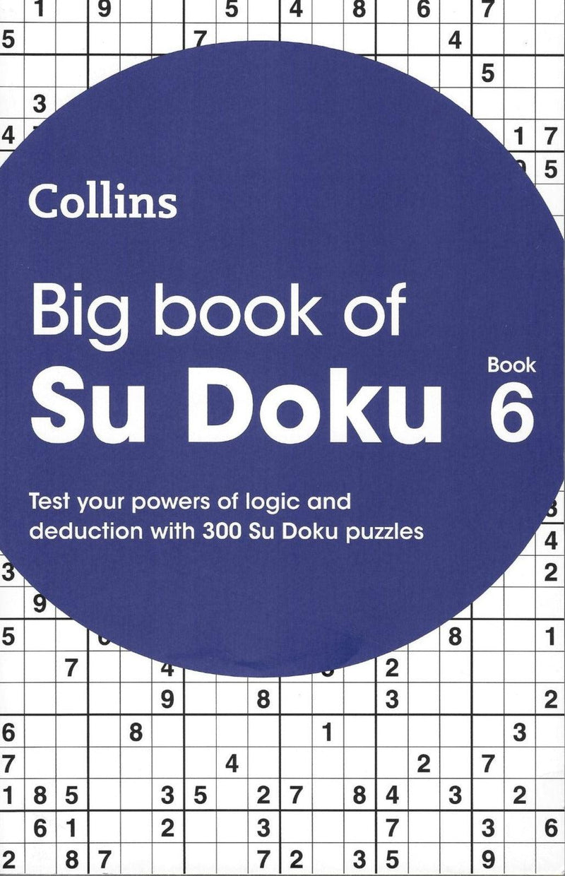 Big Book Of Su Doku - Book 6 by HarperCollins Publishers on Schoolbooks.ie