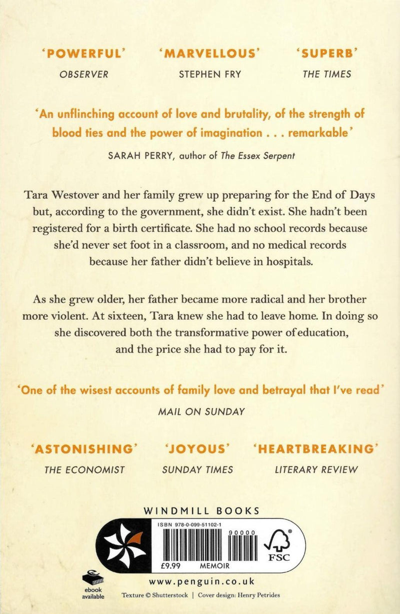Educated : The International Bestselling Memoir by Cornerstone on Schoolbooks.ie