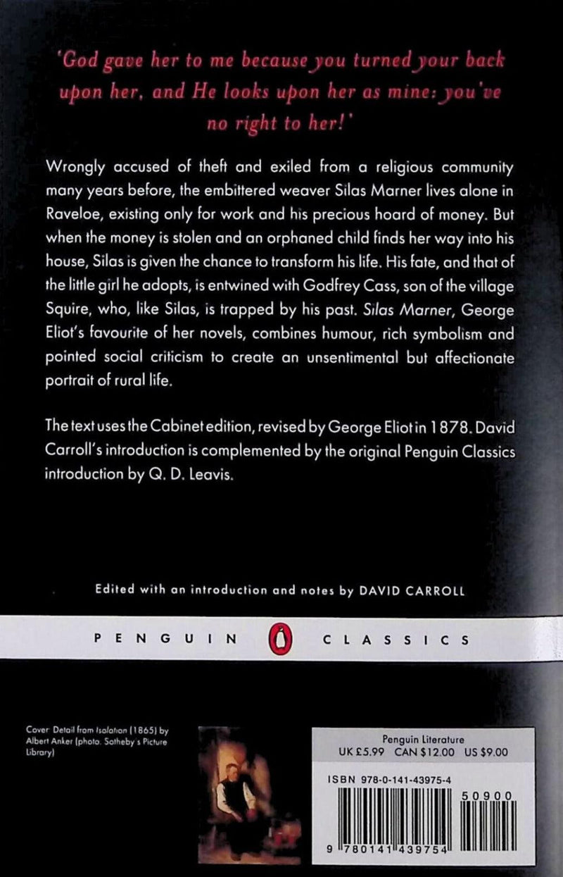 Penguin Classics - Silas Marner by Penguin Books on Schoolbooks.ie