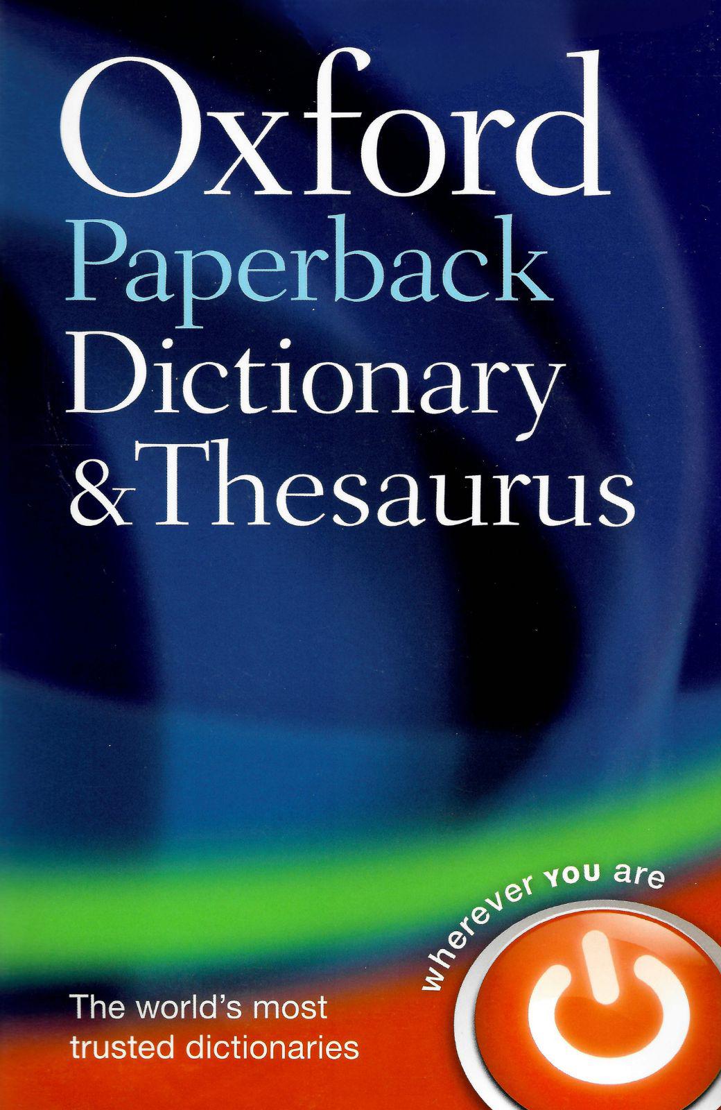 Oxford Paperback Dictionary & Thesaurus by Oxford University Press on Schoolbooks.ie