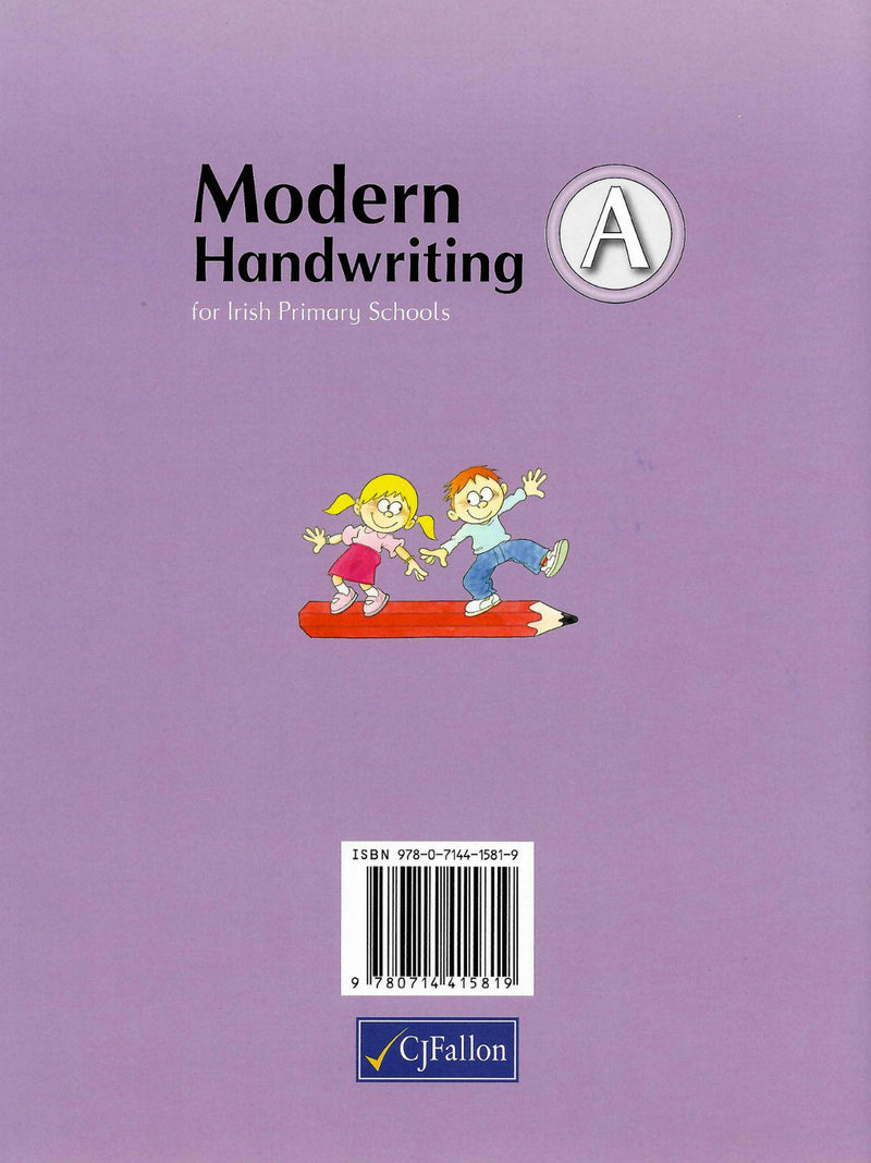 Modern Handwriting A - Junior Infants by CJ Fallon on Schoolbooks.ie