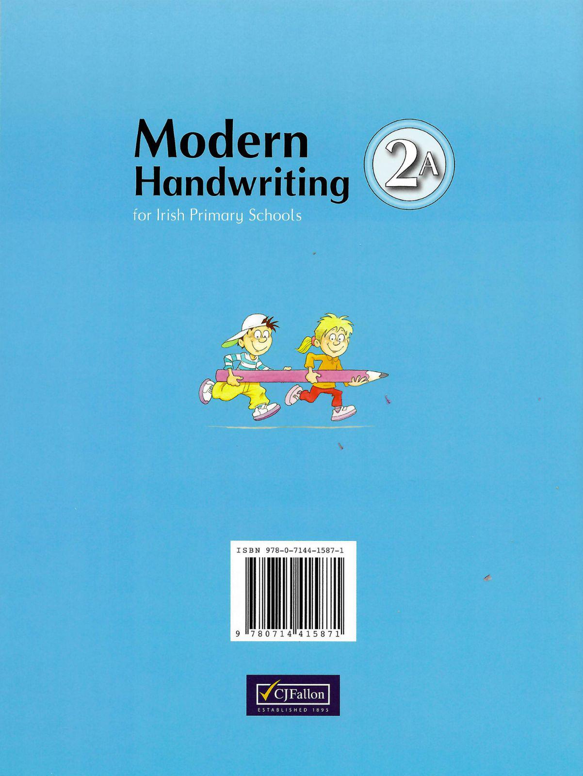 Modern Handwriting 2A (2nd Class) by CJ Fallon on Schoolbooks.ie