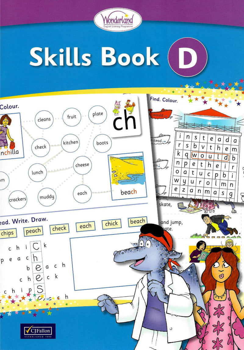 Wonderland - Skills Book D by CJ Fallon on Schoolbooks.ie