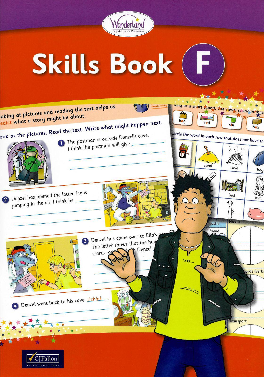 Wonderland - Stage 2 - Skills Book F by CJ Fallon on Schoolbooks.ie