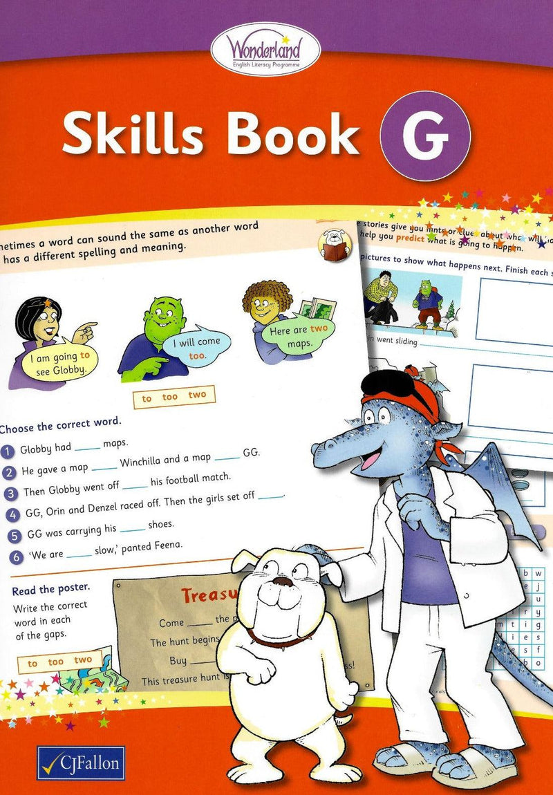 Wonderland - Stage 2 - Skills Book G by CJ Fallon on Schoolbooks.ie