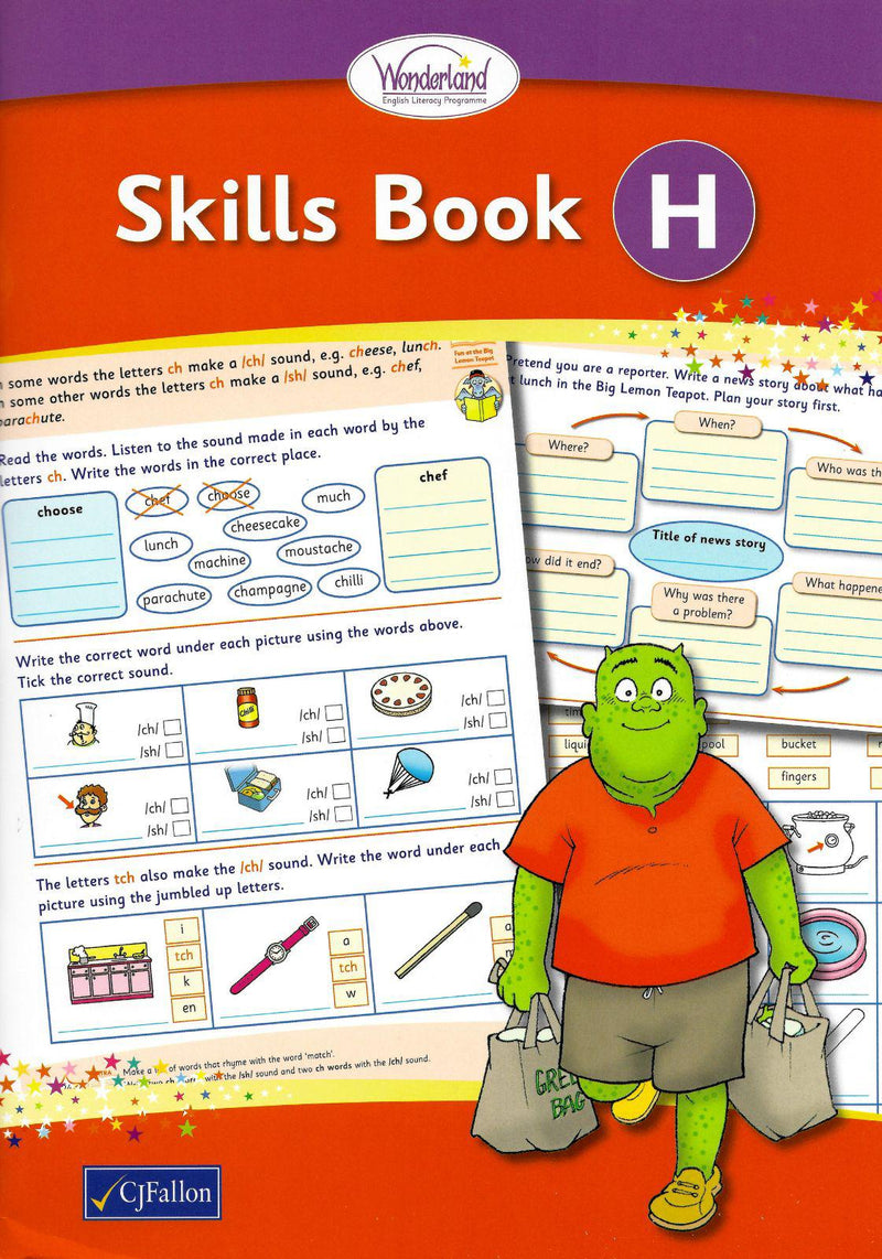 Wonderland - Stage 2 - Skills Book H by CJ Fallon on Schoolbooks.ie
