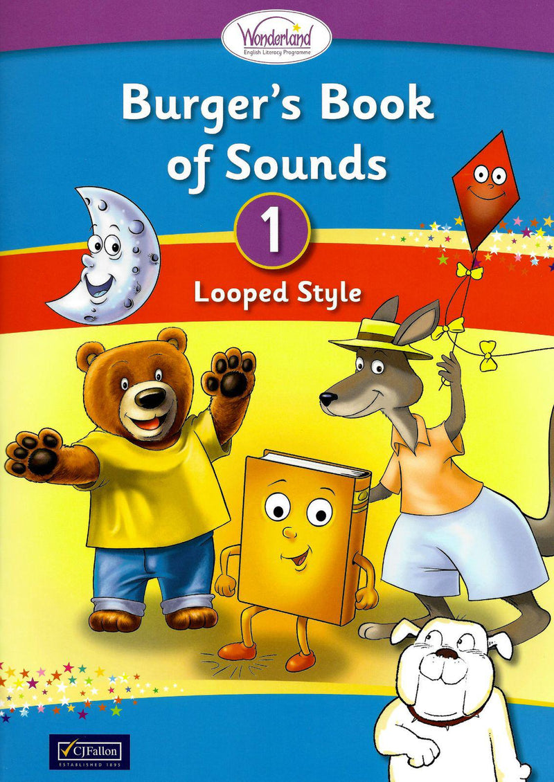 Wonderland - Phonics - Burger's Book of Sounds 1 (Looped) - Pack by CJ Fallon on Schoolbooks.ie