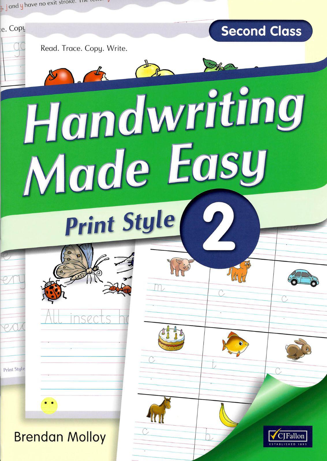 Handwriting Made Easy - Print Style 2 by CJ Fallon on Schoolbooks.ie