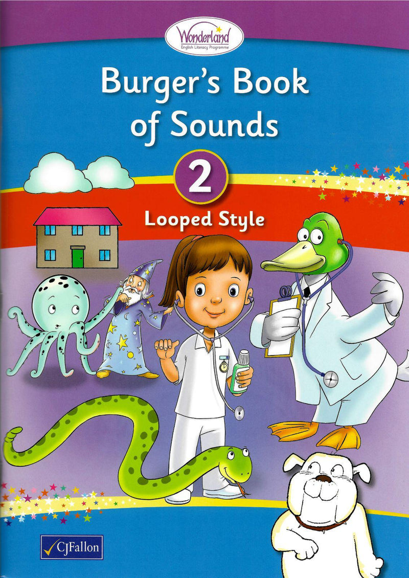 Wonderland - Phonics - Burger's Book of Sounds 2 (Looped) - Set by CJ Fallon on Schoolbooks.ie