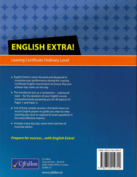 English Extra! - Leaving Cert - Ordinary Level by CJ Fallon on Schoolbooks.ie