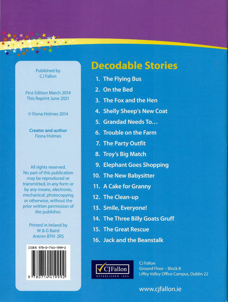 ■ Wonderland - Take-home Decodable Books 2 - Senior Infants by CJ Fallon on Schoolbooks.ie