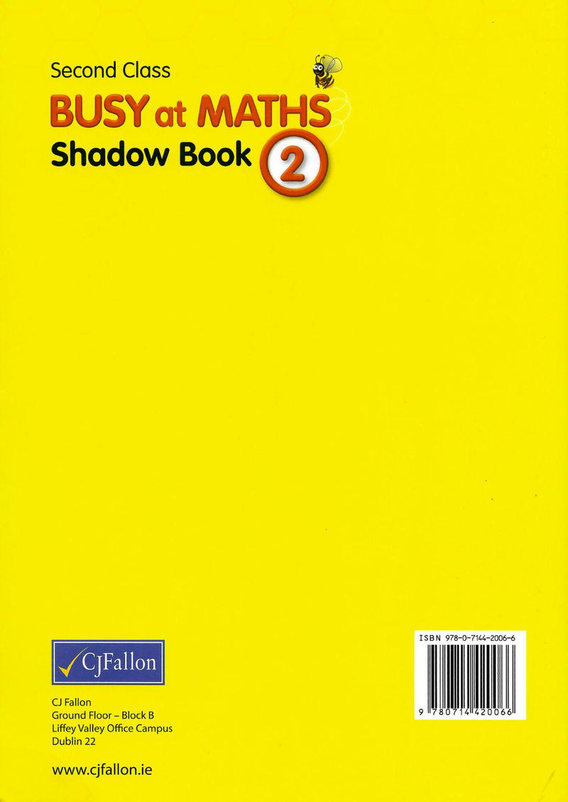 ■ Busy at Maths 2 - Shadow Book - 1st / Old Edition (2014) by CJ Fallon on Schoolbooks.ie