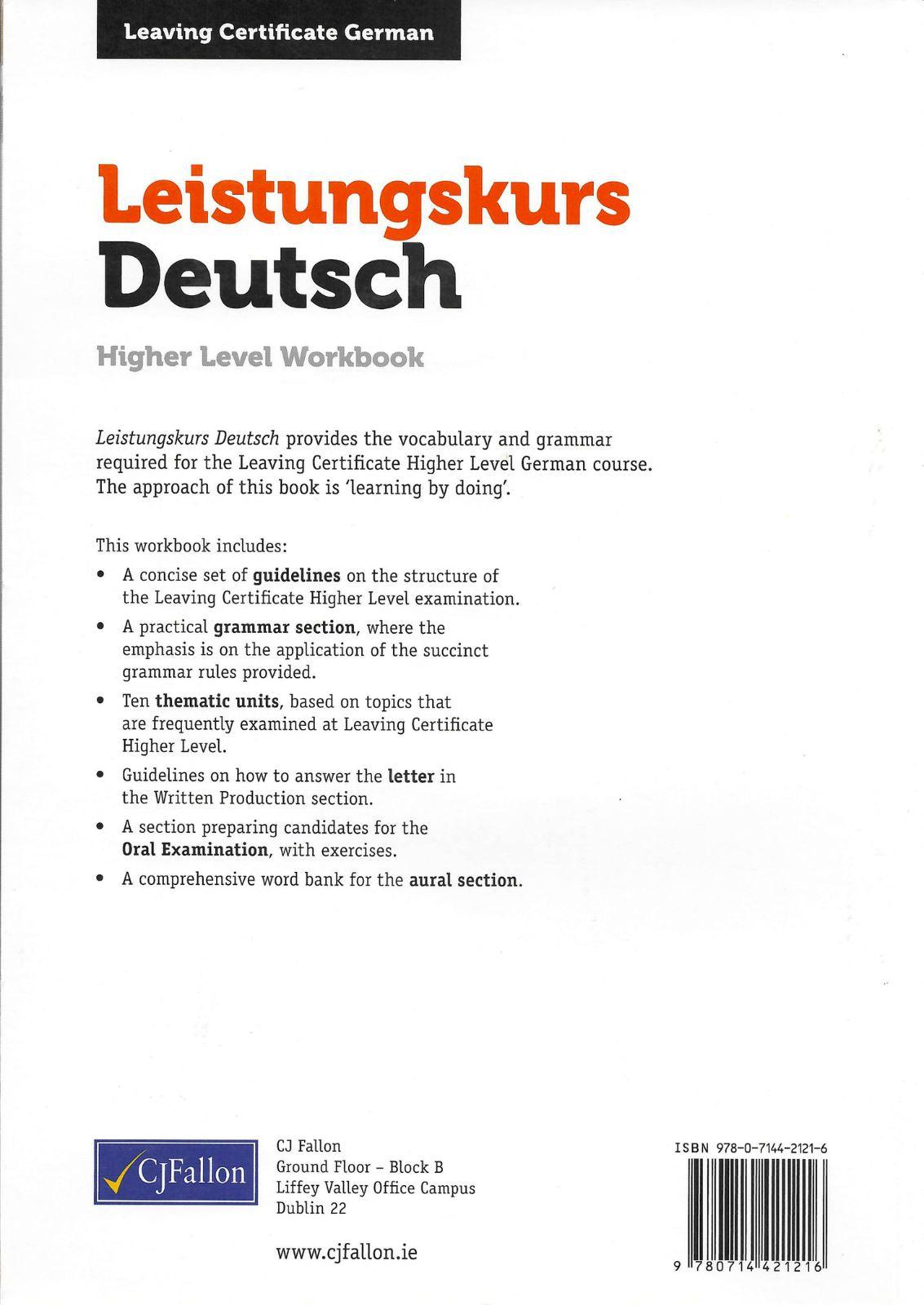 ■ Leistungskors Deutsch by CJ Fallon on Schoolbooks.ie