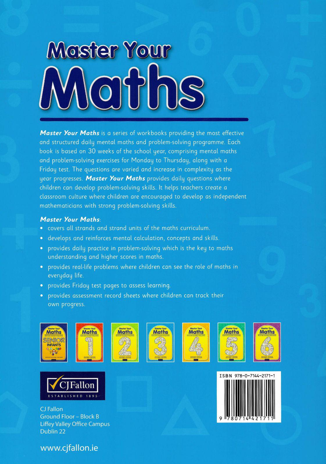 Master Your Maths 3 by CJ Fallon on Schoolbooks.ie