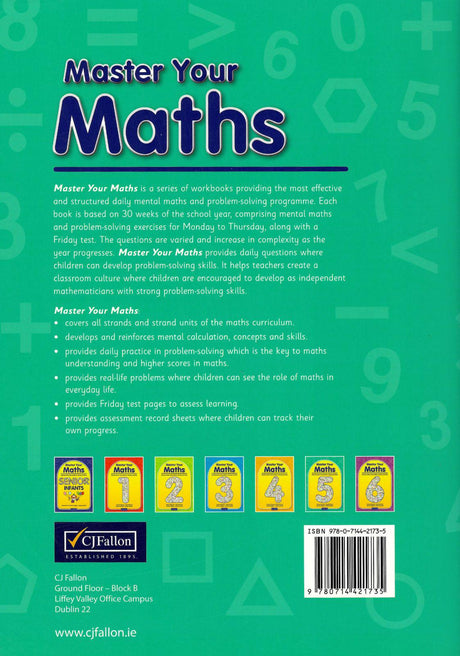 Master Your Maths 5 by CJ Fallon on Schoolbooks.ie